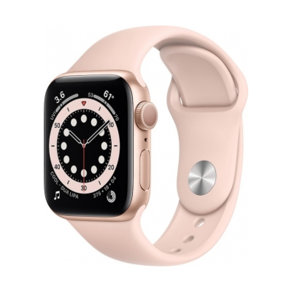 Apple Watch Series 6 Altın Alüminyum Kasa With Pink Sand Sport Band | Kiyaslama.net