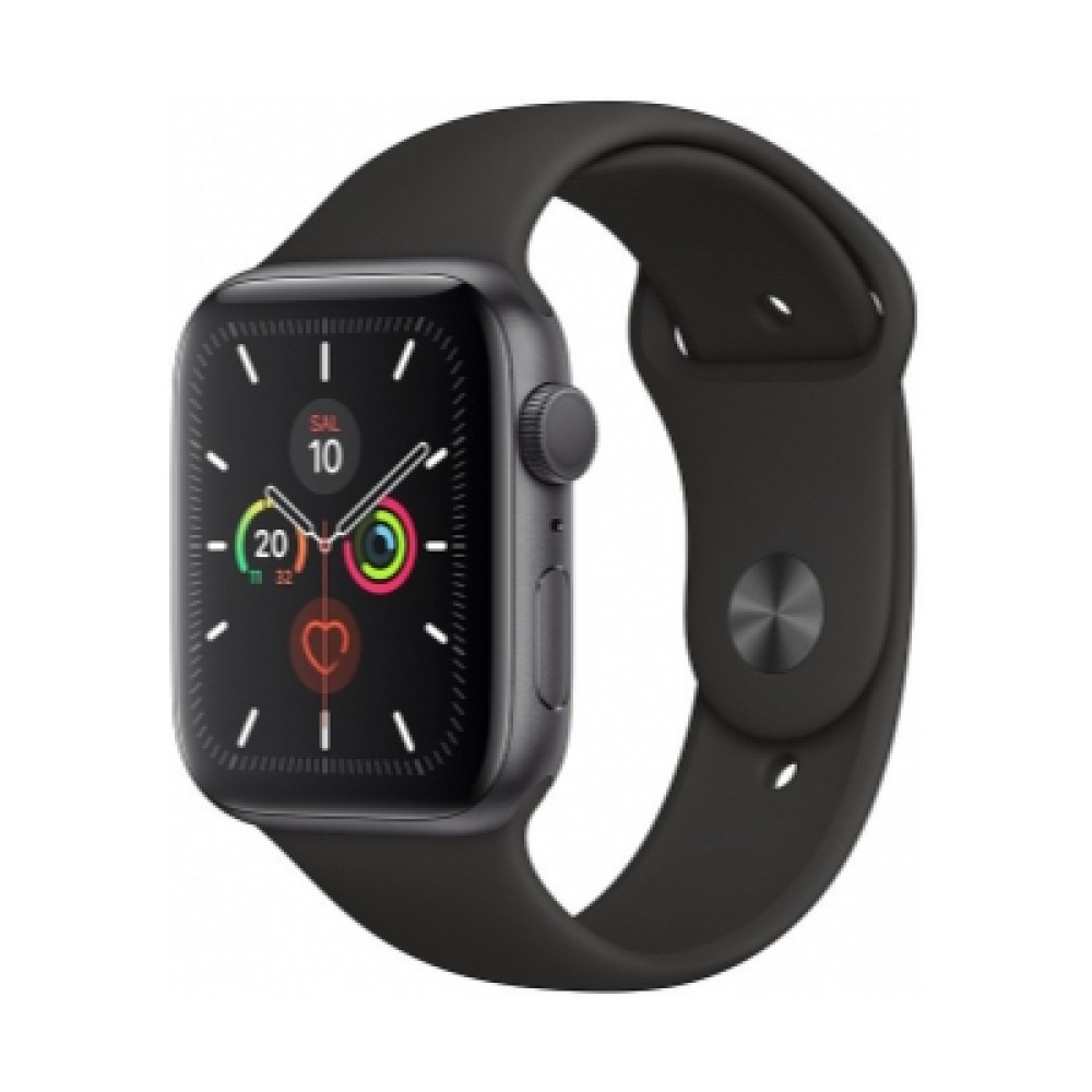 Apple Watch Series 5Space Grey Alüminyum Kasa with Black Sport Band | Kiyaslama.net