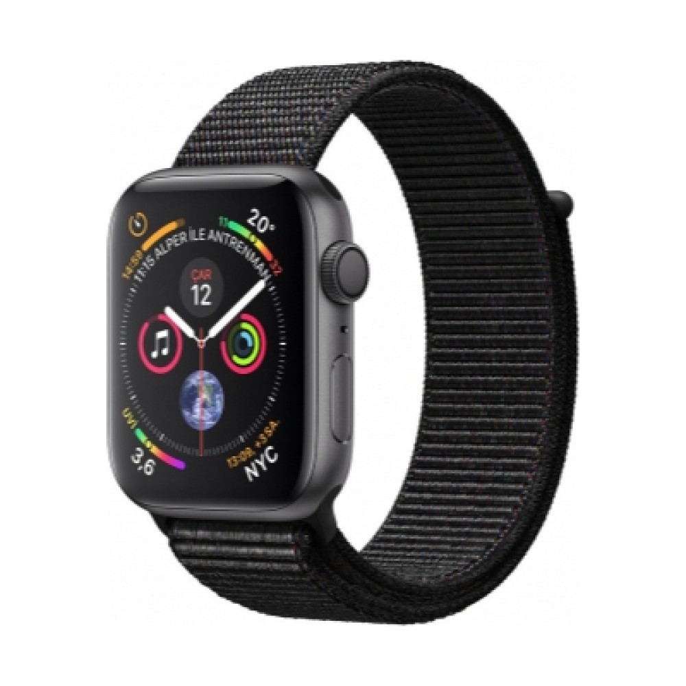 Apple Watch Series 4Space Grey Alüminyum Kasa with Black Sport Loop | Kiyaslama.net