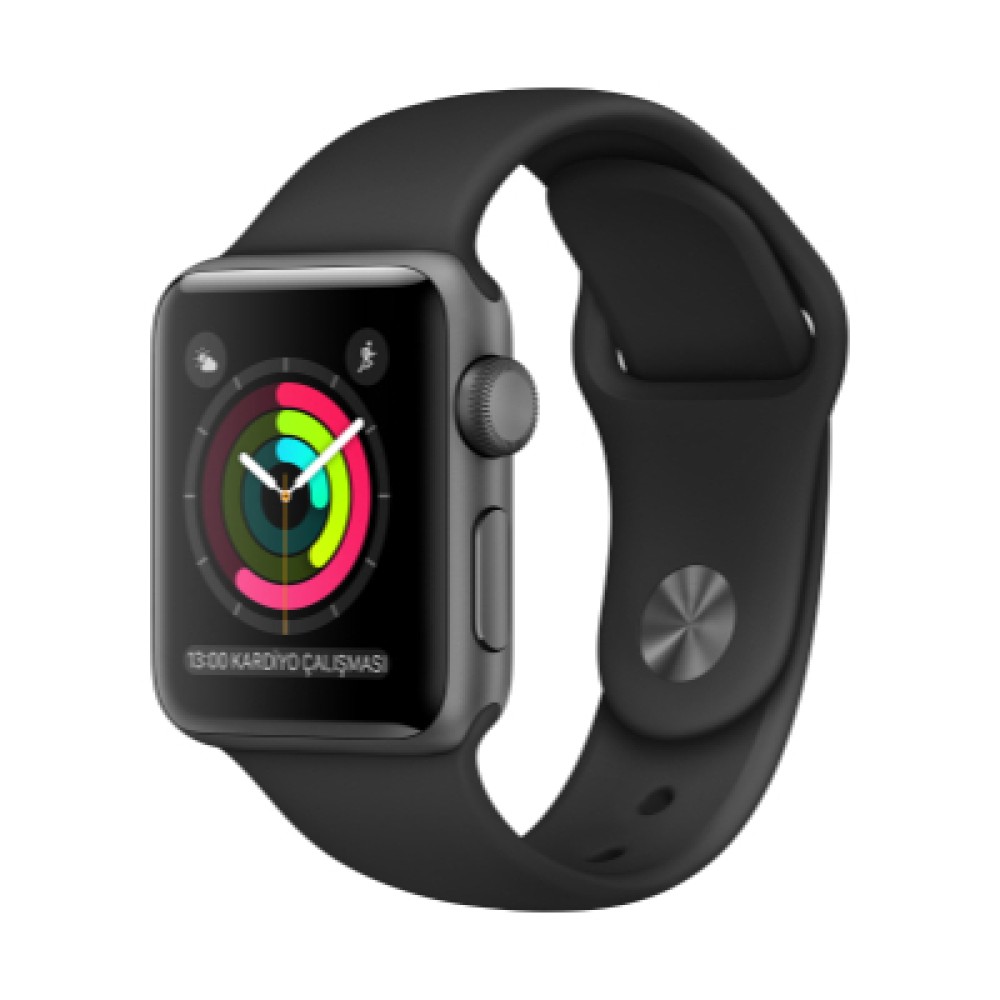 Apple Watch Series 2Space Grey Alüminyum Kasa with Black Sport Band | Kiyaslama.net