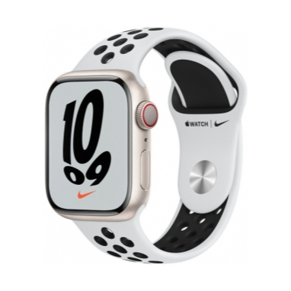 Apple Watch Nike Series 7 Cellular 41mm Starlight Alüminyum Kasa and Nike Sport Band | Kiyaslama.net