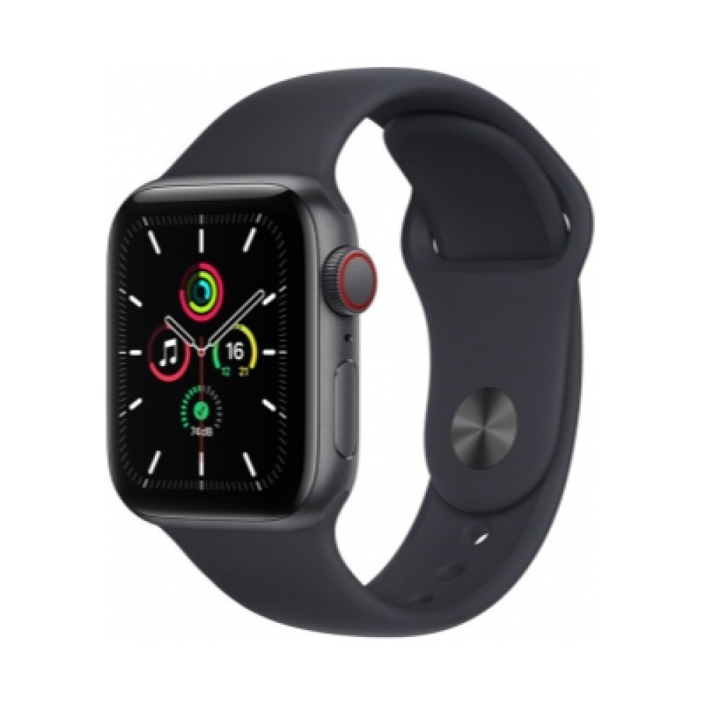 Apple Watch SE CellularSpace Grey Alüminyum Kasa with Black Sport Band | Kiyaslama.net